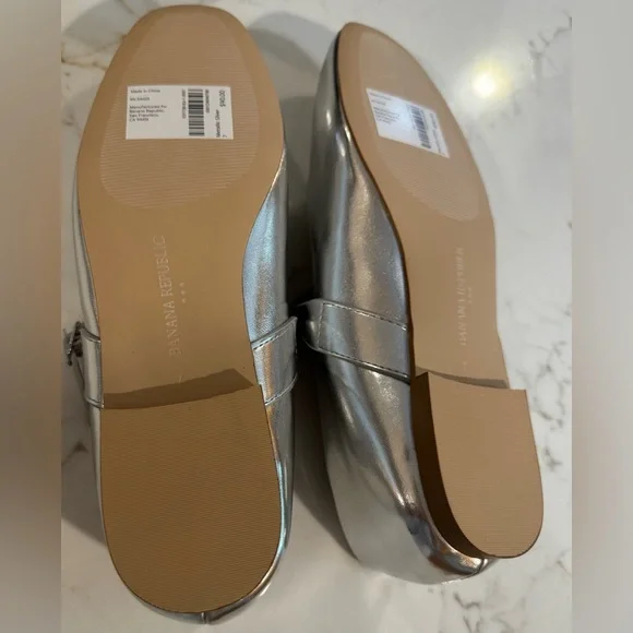 Banana Republic Factory Metallic Flats - Picture 8 of 9